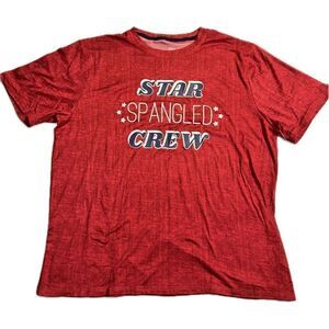 Women’s STAR SPANGLED CREW Tee‎ - Red Size XL